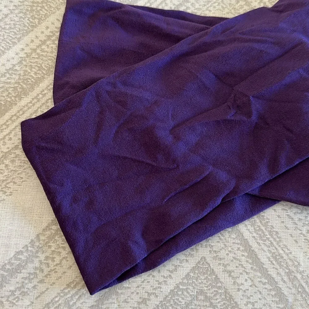 L. ERICKSON PURPLE ITALIAN HEADWRAP